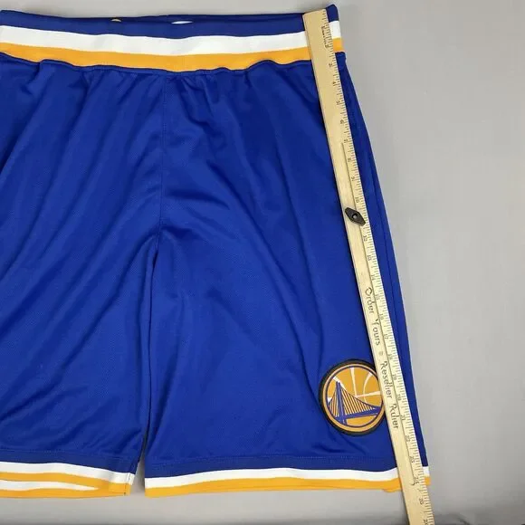 NBA Steph Curry Golden State Warriors Basketball Shorts Men's XL Blue Sportwear - Picture 8 of 15